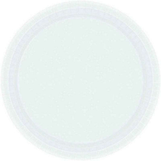 White Round Paper Plates 23cm (Pack of 8)