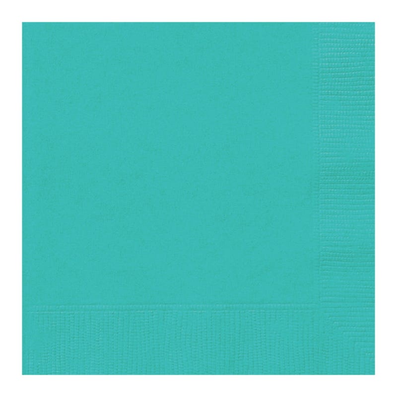 Teal Small Napkins / Serviettes (Pack of 20)