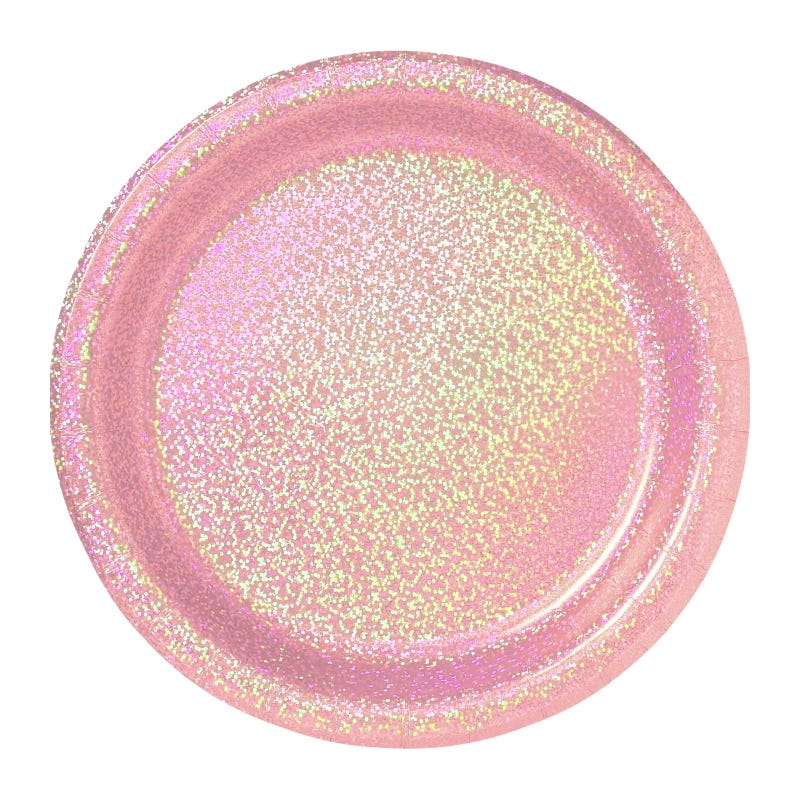 Prismatic 17cm Candy Pink Paper Plates (Pack of 8)