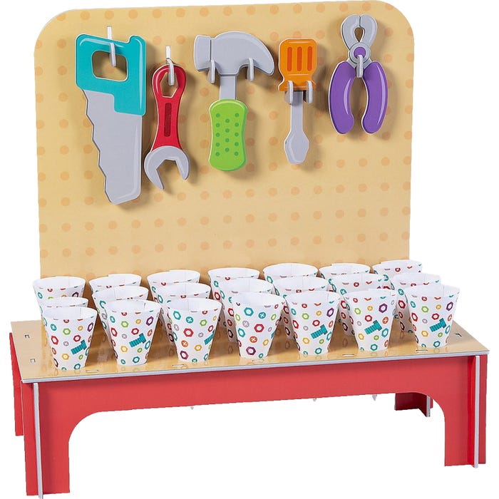 Little Handyman Treat Stand with Cones