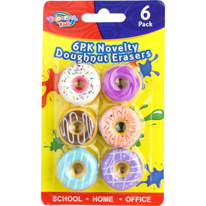 Donut Erasers (Pack of 6)