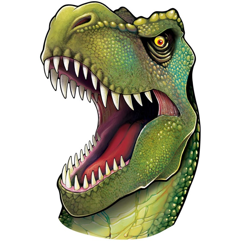 Dinosaur Head Cutout Decoration