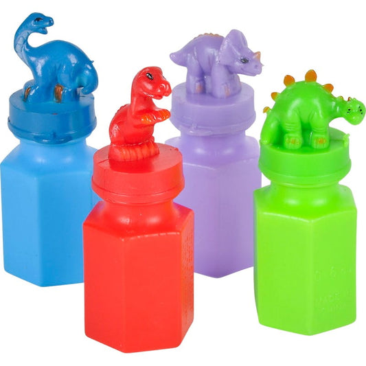 Dinosaur Bubble Bottles (Box of 24)