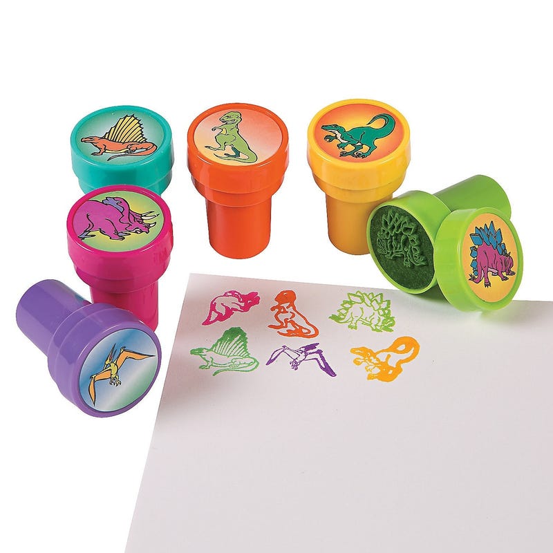 Dinosaur Stamps (Pack of 6)