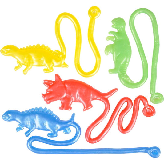 Mini Sticky Dinosaurs (Pack of 12)