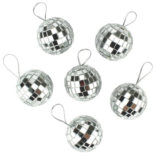 Mini 4cm Disco Mirror Balls (Box of 6)