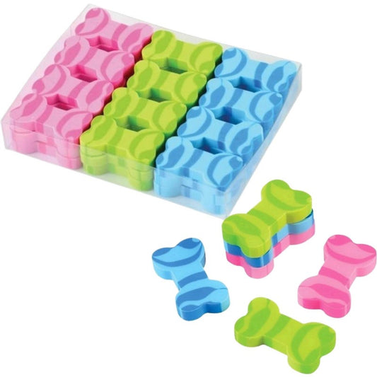 Dog Bone Erasers (Pack of 36)