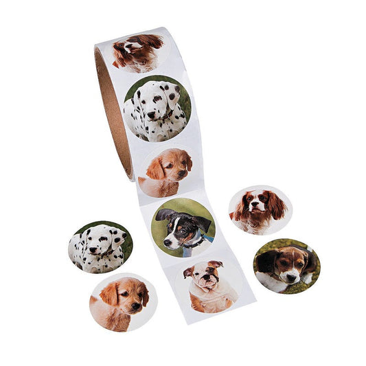 Dog Stickers (Roll of 100)