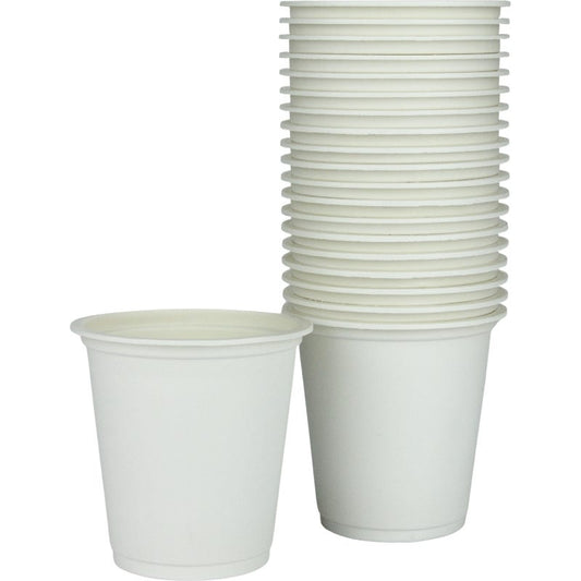 Biodegradable White Cornstarch Cups (Pack of 20)