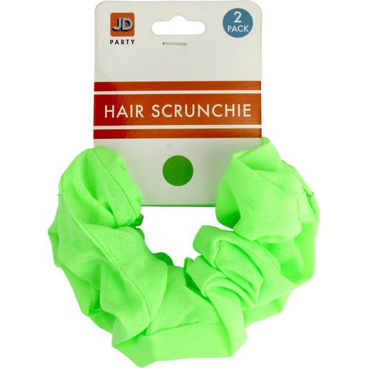 Neon Green Hair Scrunchies (Pack of 2)