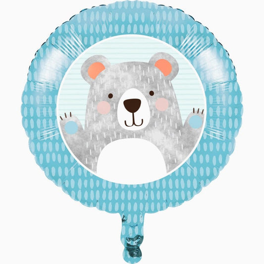 1st Birthday Bear Helium Balloon