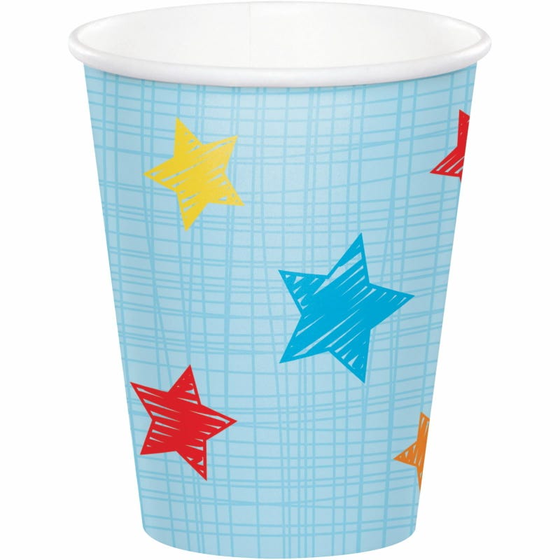 One is Fun Boy Paper Cups (Pack of 8)