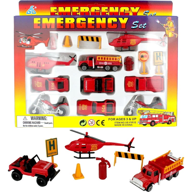 Fire Department Emergency Playset