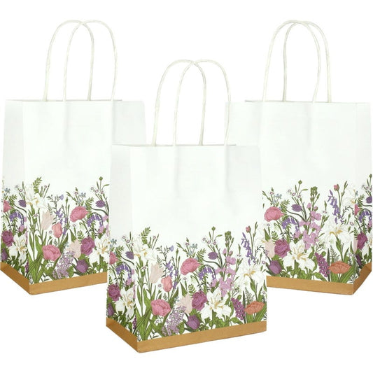 Spring Blooms Paper Gift Bags 20cm (Pack of 4)