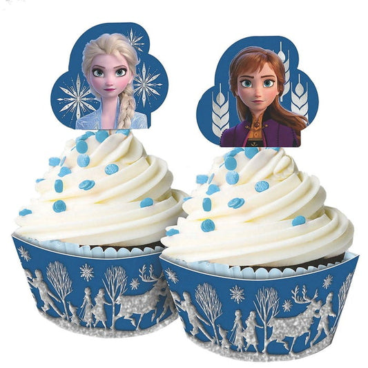 Frozen 2 Glitter Cupcake Kit (Pack of 24)