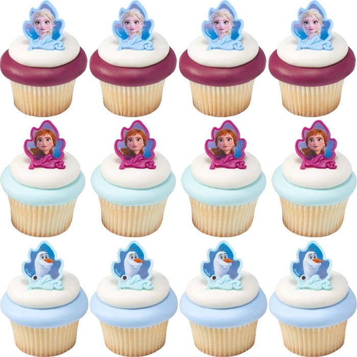 Frozen 2 Cupcake Rings (Pack of 12)