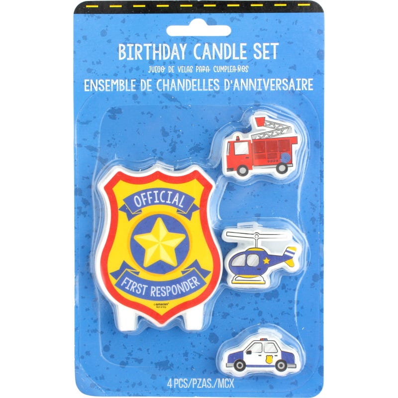 First Responders Candles (Set of 4)