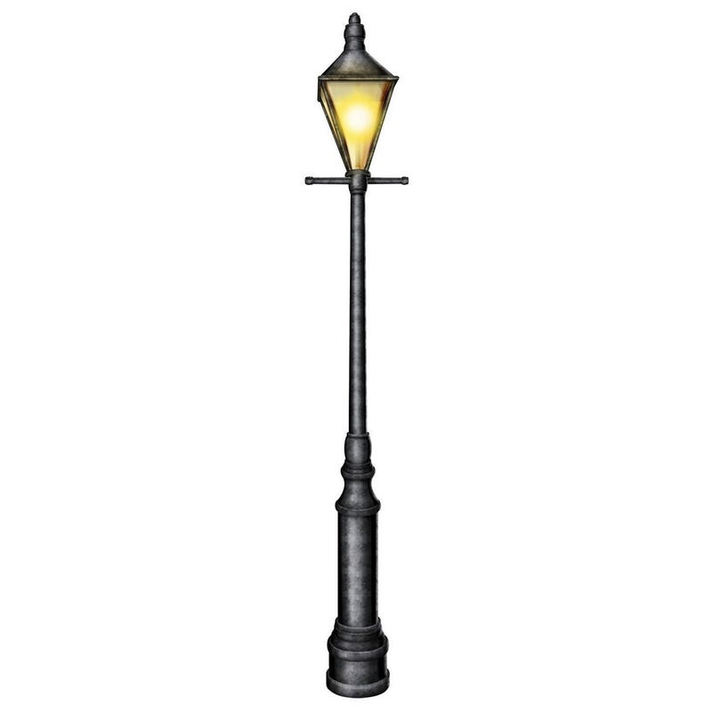 Lamp Post Jointed Cutout Decoration 1.83m