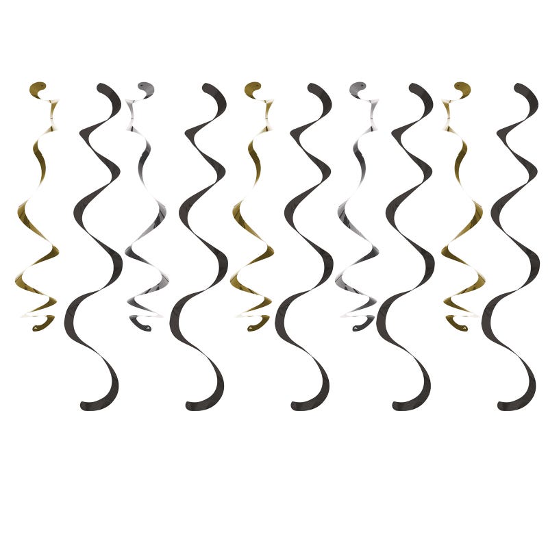 Roaring 20s Swirls (Pack of 10)