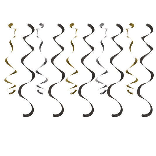 Roaring 20s Swirls (Pack of 10)