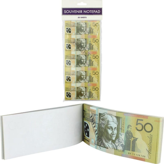 Australian 50 Dollar Paper Play Money (50 Sheets)