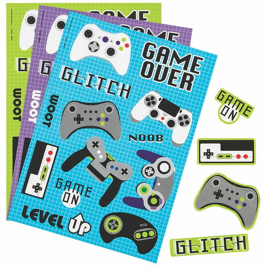 Gamer Stickers (24 Sheets)