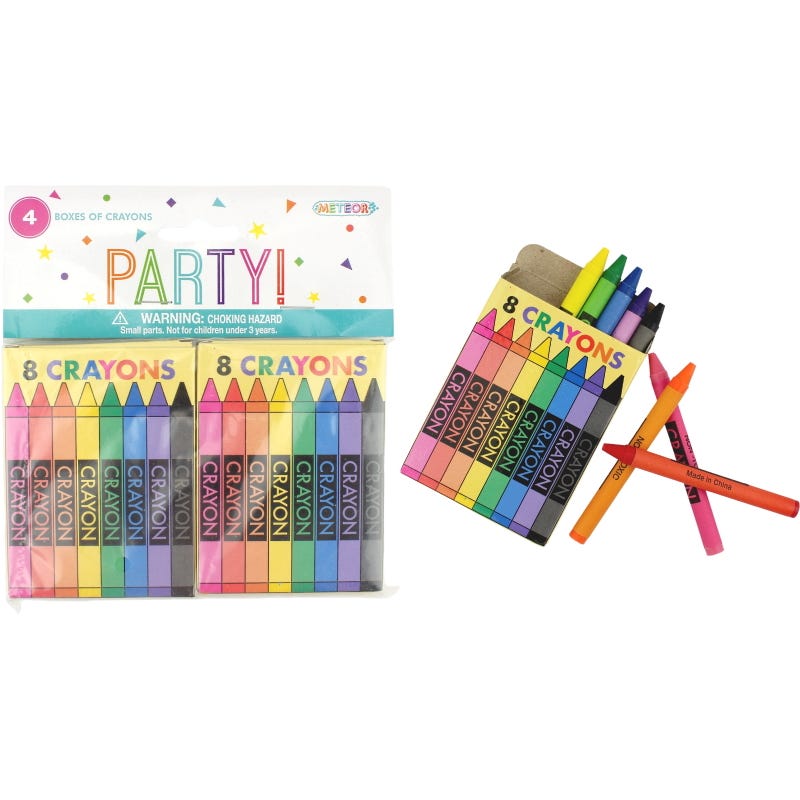 Mini Crayons (Pack of 4)