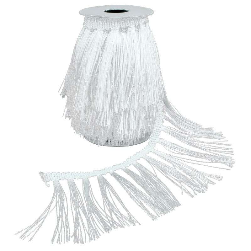 White Fringe Trim 3m