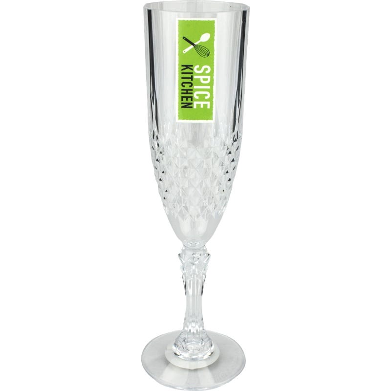 Crystal Look Clear Acrylic Champagne Glass