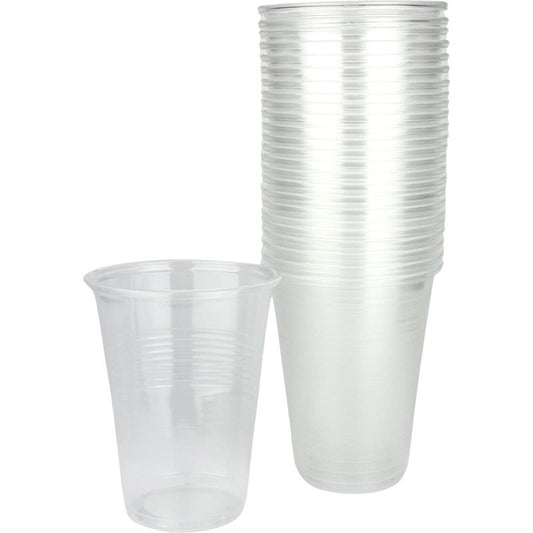 Clear Plastic Cups 275mls (Pack of 25)