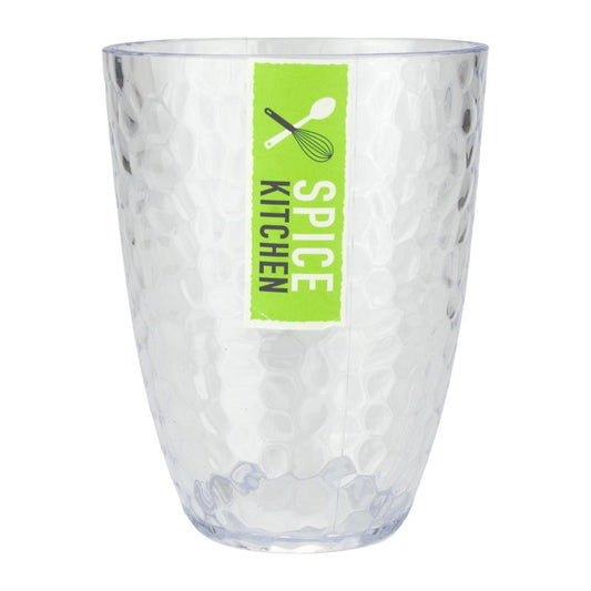 Clear Plastic Ripple Cup 350ml