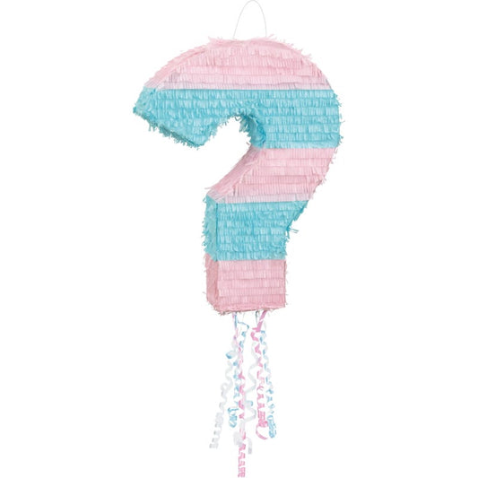 Question Mark Gender Reveal Pull String Pinata