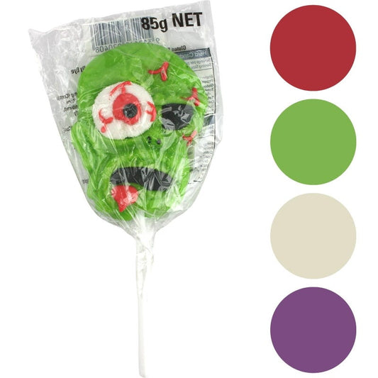 Halloween Skull Lollipop With Jelly Eye (85g)