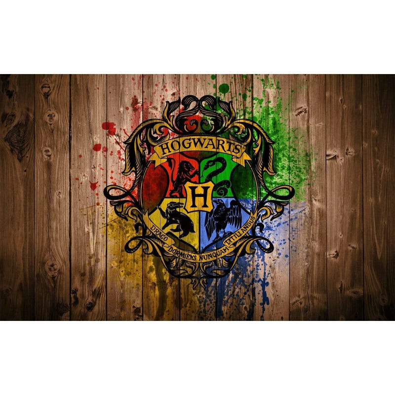 Hogwarts School Crest Fabric Backdrop