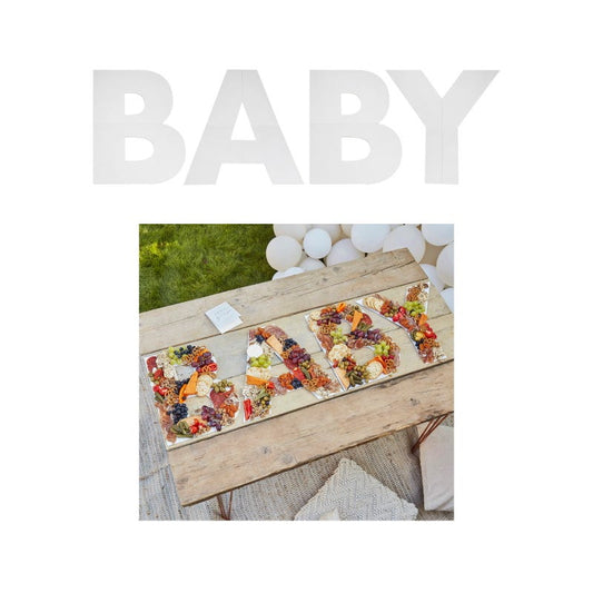 Ginger Ray White Baby Grazing Board Kit