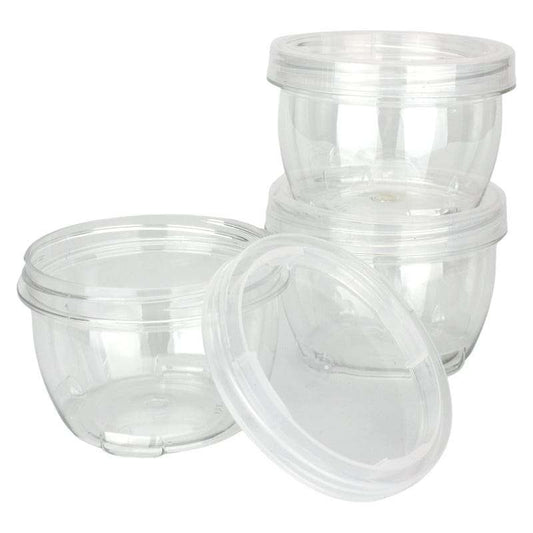 Twist Lock Stacking Containers 260ml (Pack of 3)