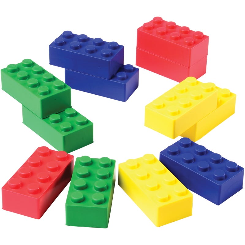 Block Mania Stress Bricks (Pack of 12)