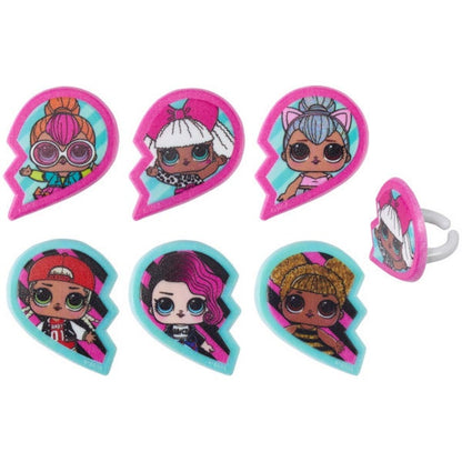 LOL Surprise Cupcake Rings (Pack of 12)