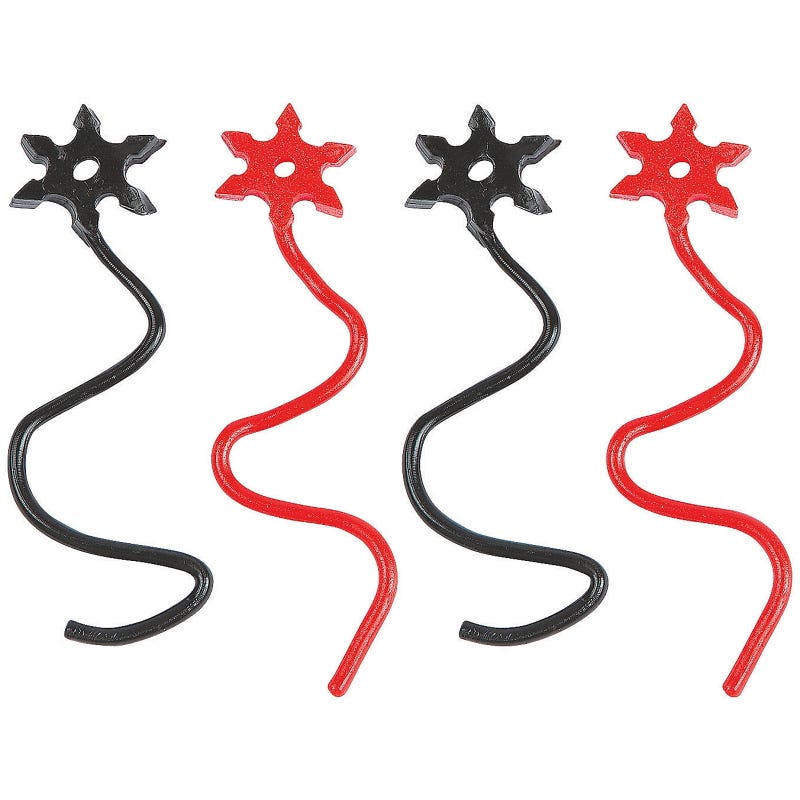 Sticky Stretchy Ninja Stars (Pack of 12)