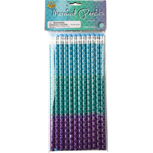 Mermaid Scale Pencils (Pack of 12)