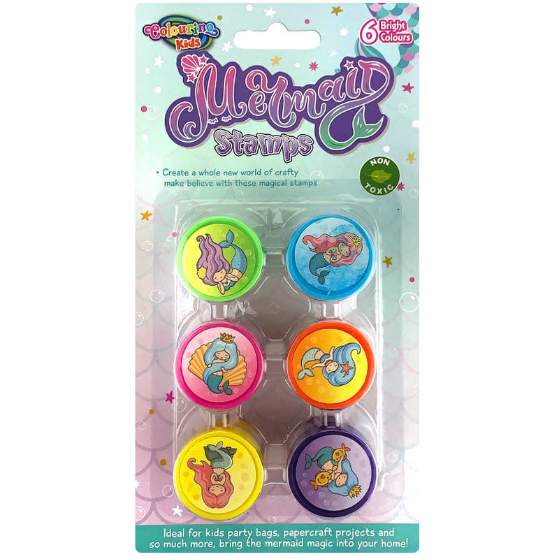 Mermaid Princess Stamps (Pack of 6)