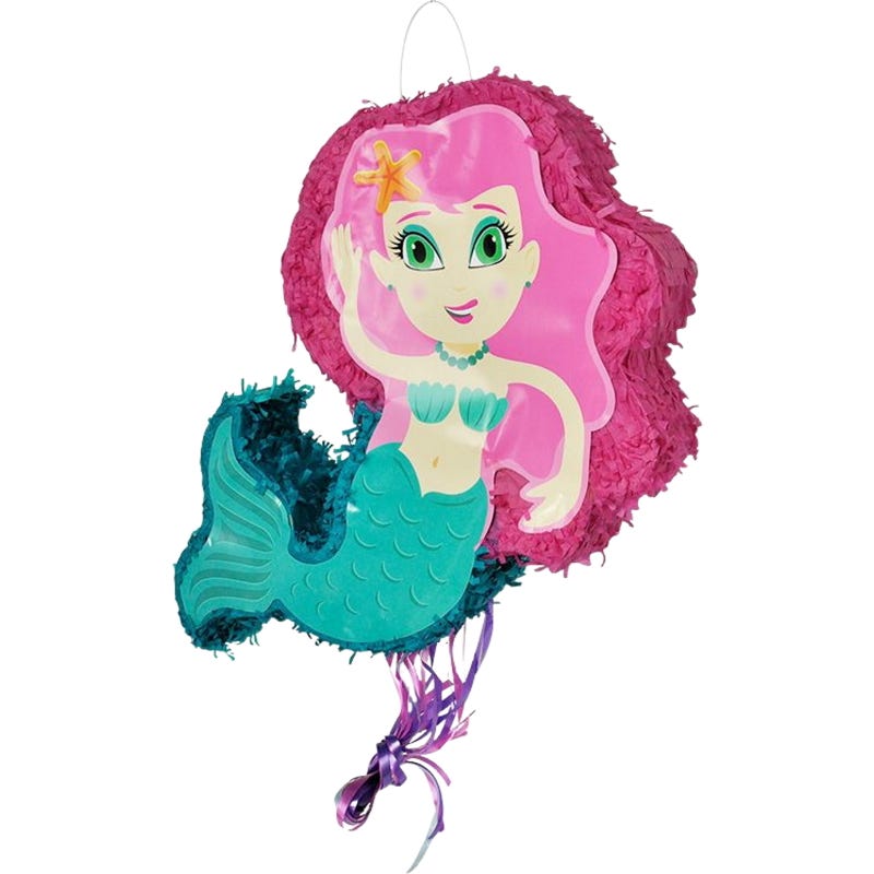 Mermaid Pull String Pinata