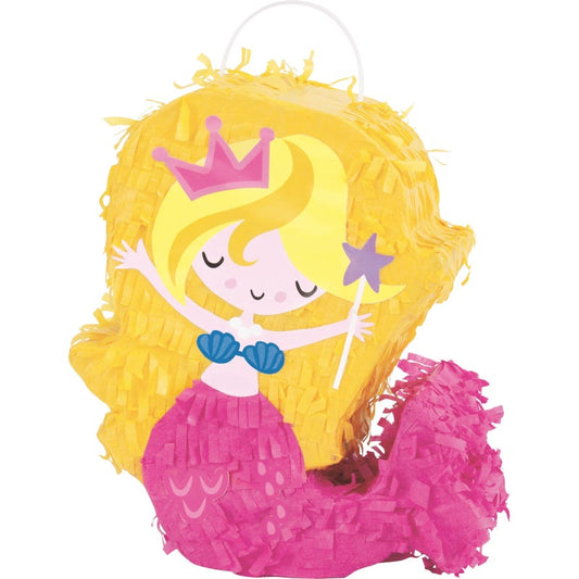 Mini Mermaid Princess Pinata Decoration 19cm