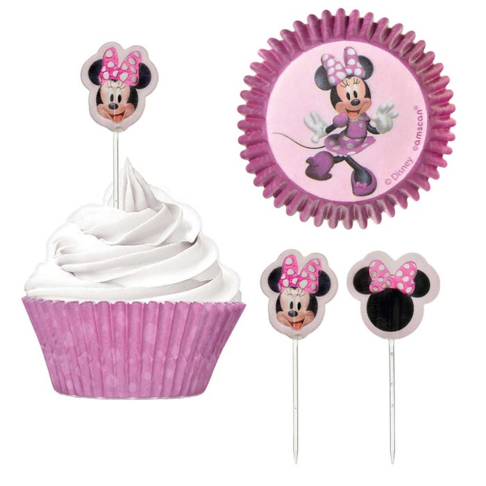 Minnie Mouse Forever Cupcake Decorating Kit (Pack of 24)