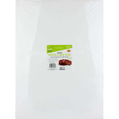 White Square Cardboard Cake Box 35cm