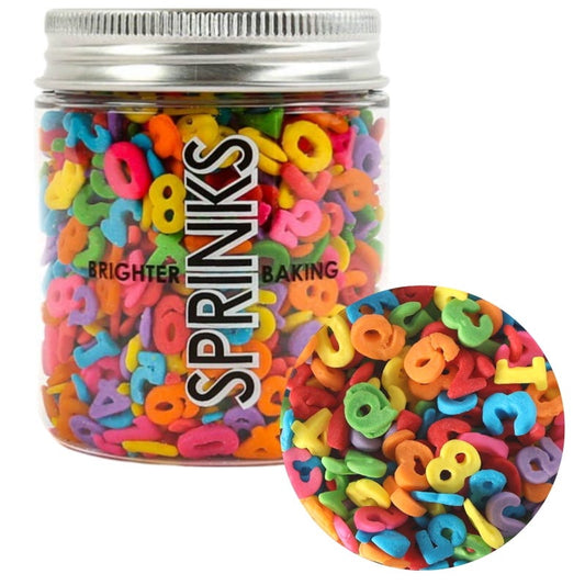 Sprinks Mixed Number Rainbow Sprinkles (55g)