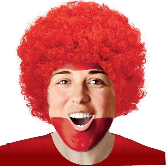 Red Curly Afro Wig