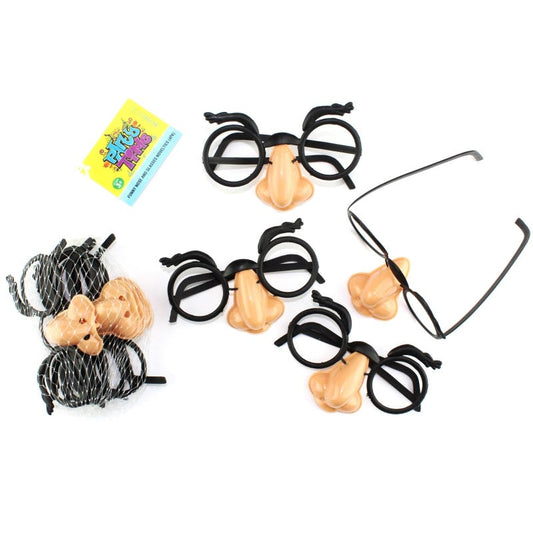 Small Funny Nose Glasses (Pack of 4)