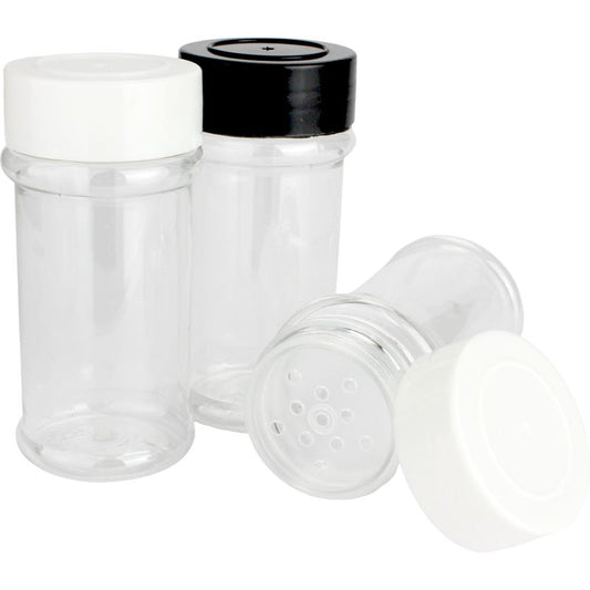 Screw Top Plastic Shaker Containers (Pack of 3)