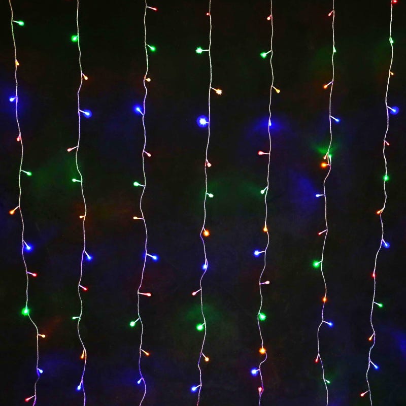 160 Multicolour LED Curtain Light